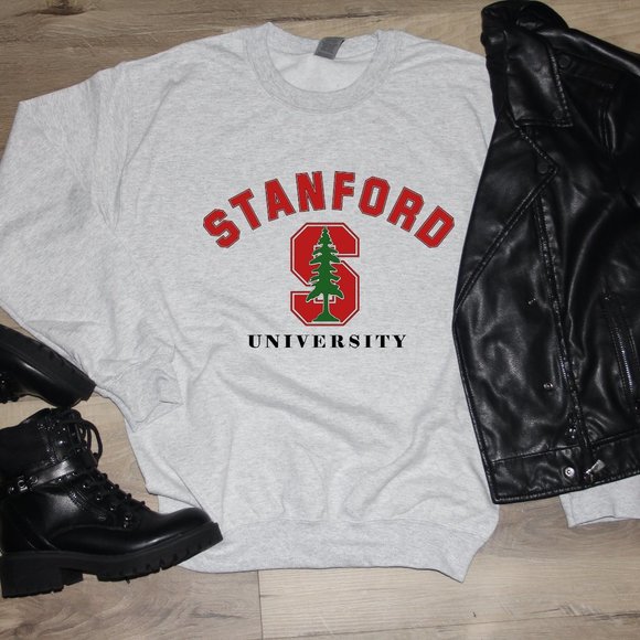 STANFORD Crewneck Sweatshirt STANFORD University Sweater - Picture 1 of 2